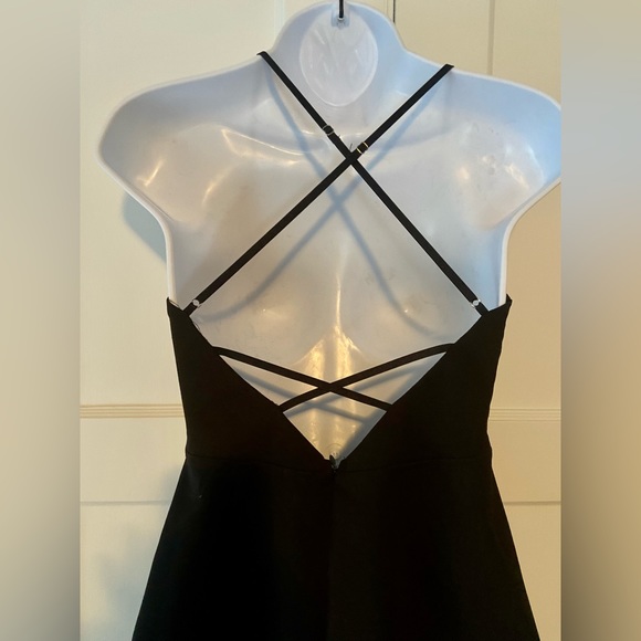 **FINAL OFFER** A Peach Rhinestone Mini Club Dress - Picture 4 of 5